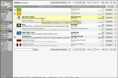 CMSmini Dateien Liste